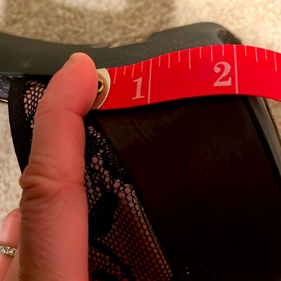 Sexy Chinese Laundry pink/black satin lined with a black lace overlay stilettos! - Picture 6 of 13